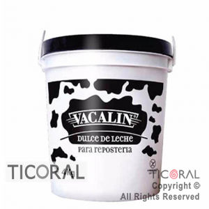 DULCE DE LECHE VACALIN REPOSTERO X 4KG x 1 ENVASE PLASTICO